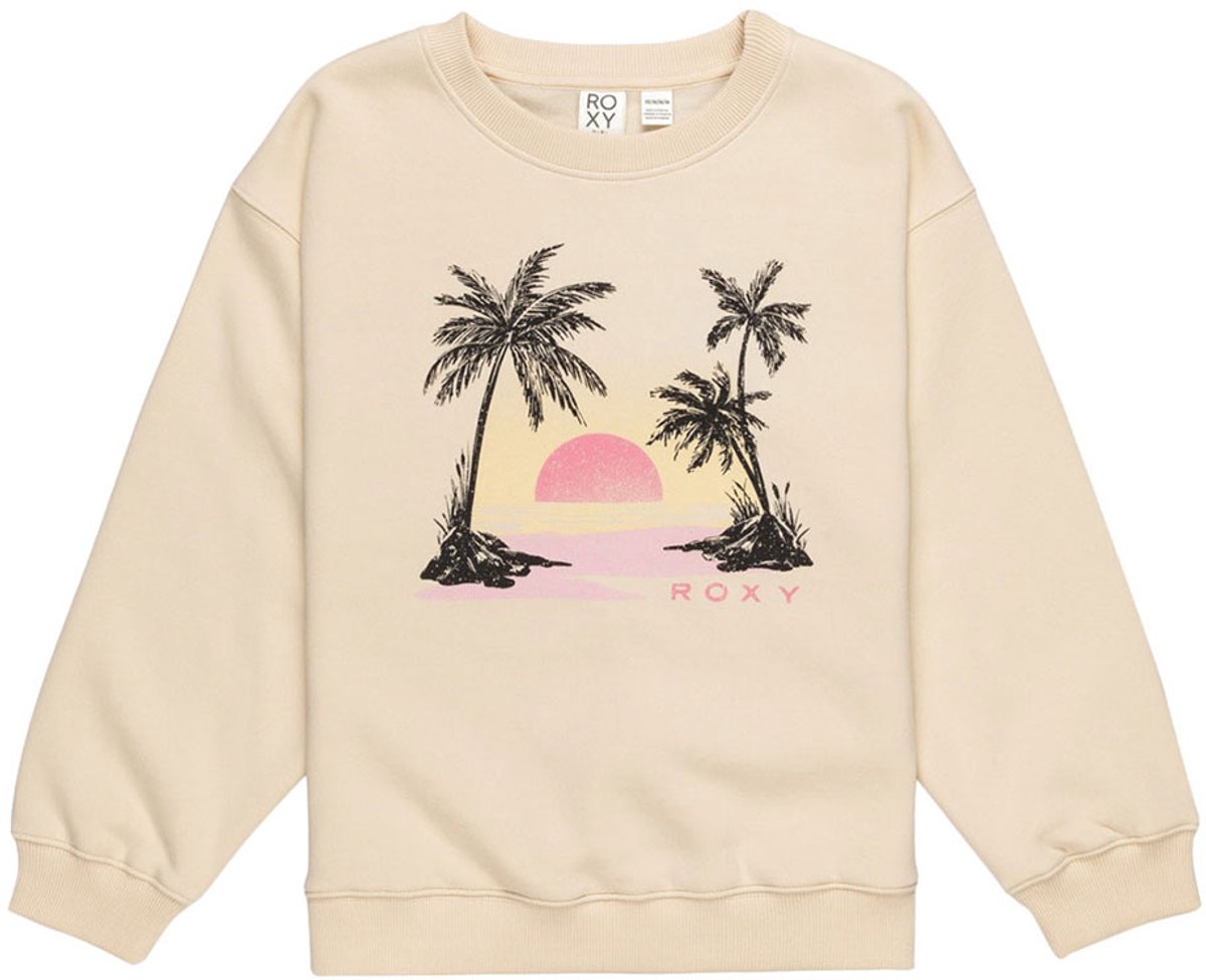 Roxy Morning Hike Terry Rg Sweatshirt 16 Years Meisje Parchment