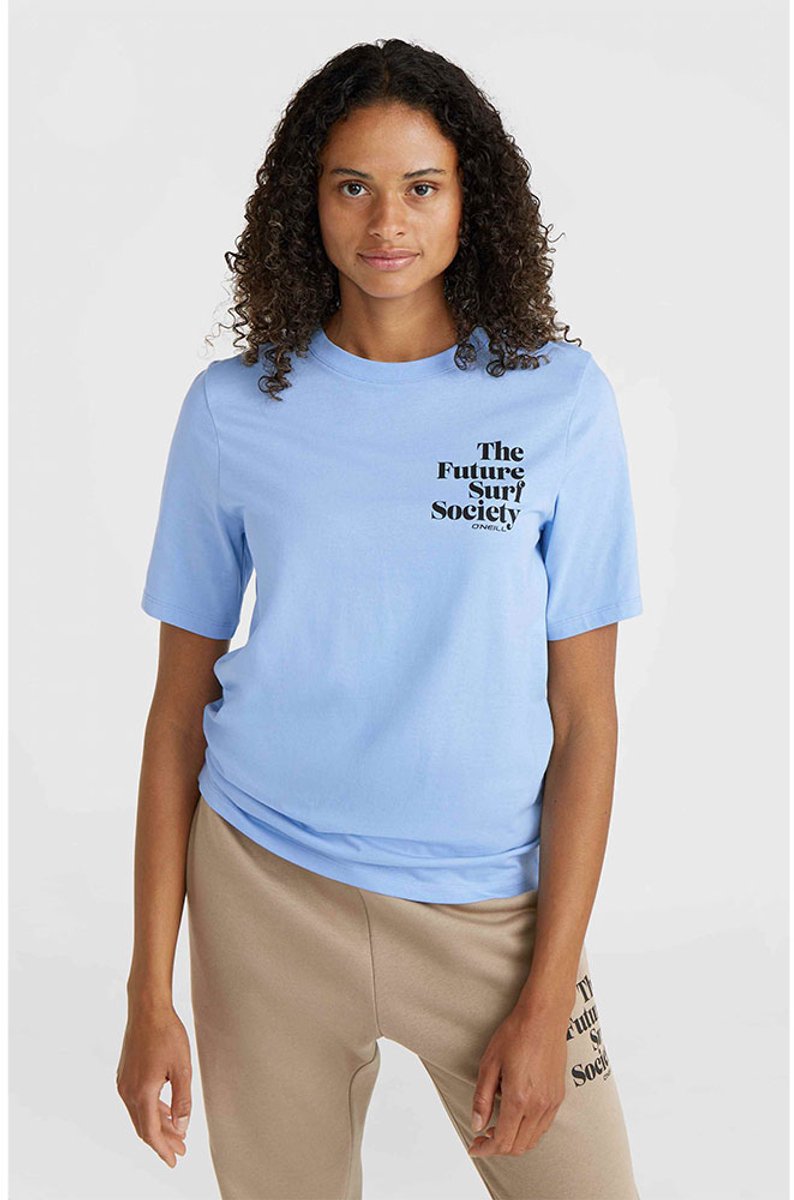 O´neill Future Surf Society Regular T-shirt Met Korte Mouwen XS Vrouw Blauw