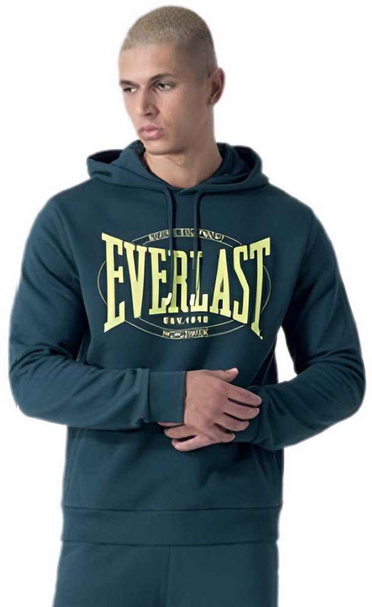 Everlast With Logo Hoodie Groen L Man