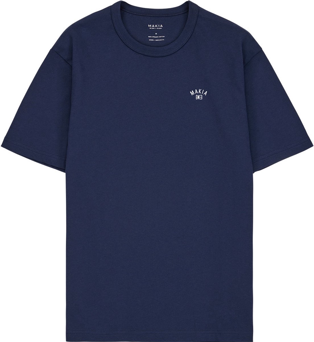 Makia Cove T-shirt Met Korte Mouwen Blauw L Man