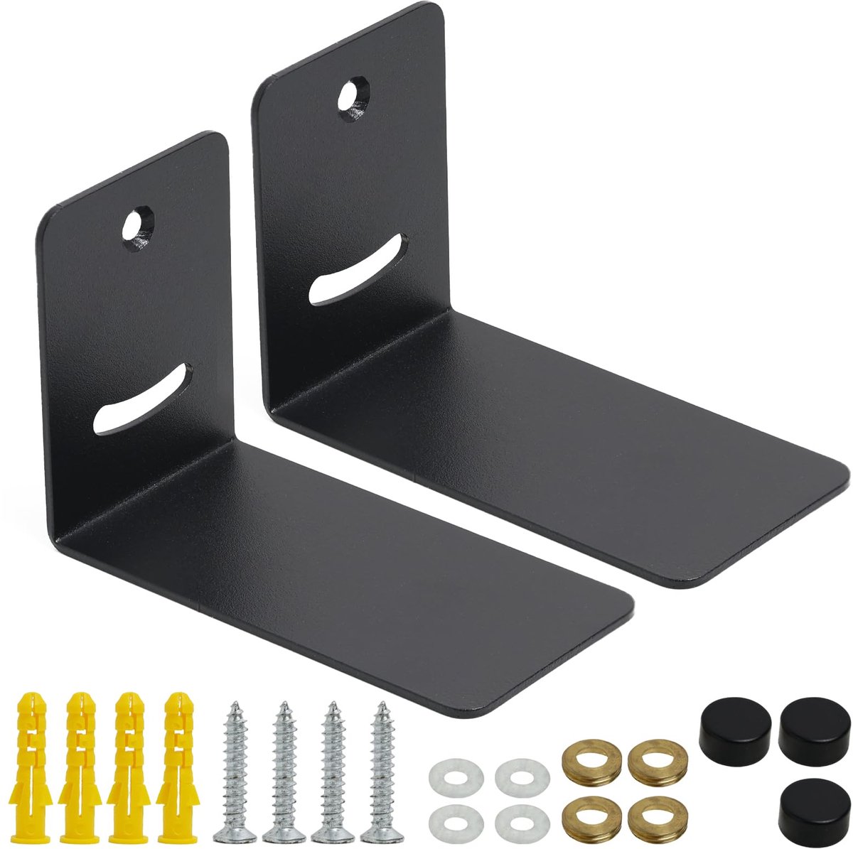 Soundbar Wall Mount, Soundbar Wall Mounts with Hardware Set, Wall Mount for Soundbar, Universal Metal Holder for Speakers, Easy Installation