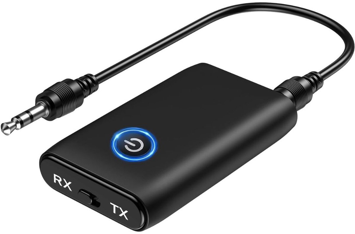 Bluetooth Receiver Aux - Ontvanger - Carkit - Zwart