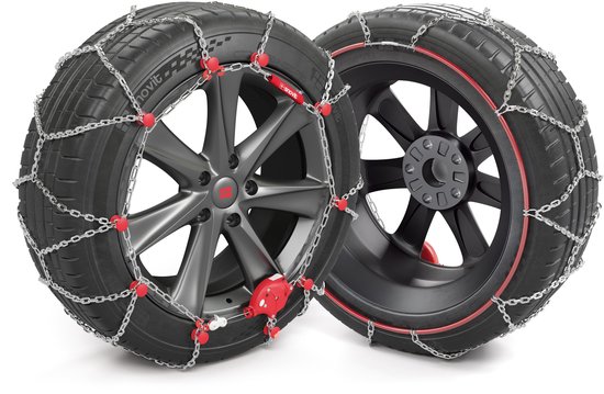 Snovit - X-9/120 sneeuwkettingen - Metalen ketting van 9mm voor personenwagens - Automatisch spansysteem