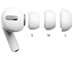 Jonyx - Dopjes geschikt voor Airpods pro - Vervangende oordopjes - Siliconen - 3 maten (S/M/L) - 1 paar van elke maat