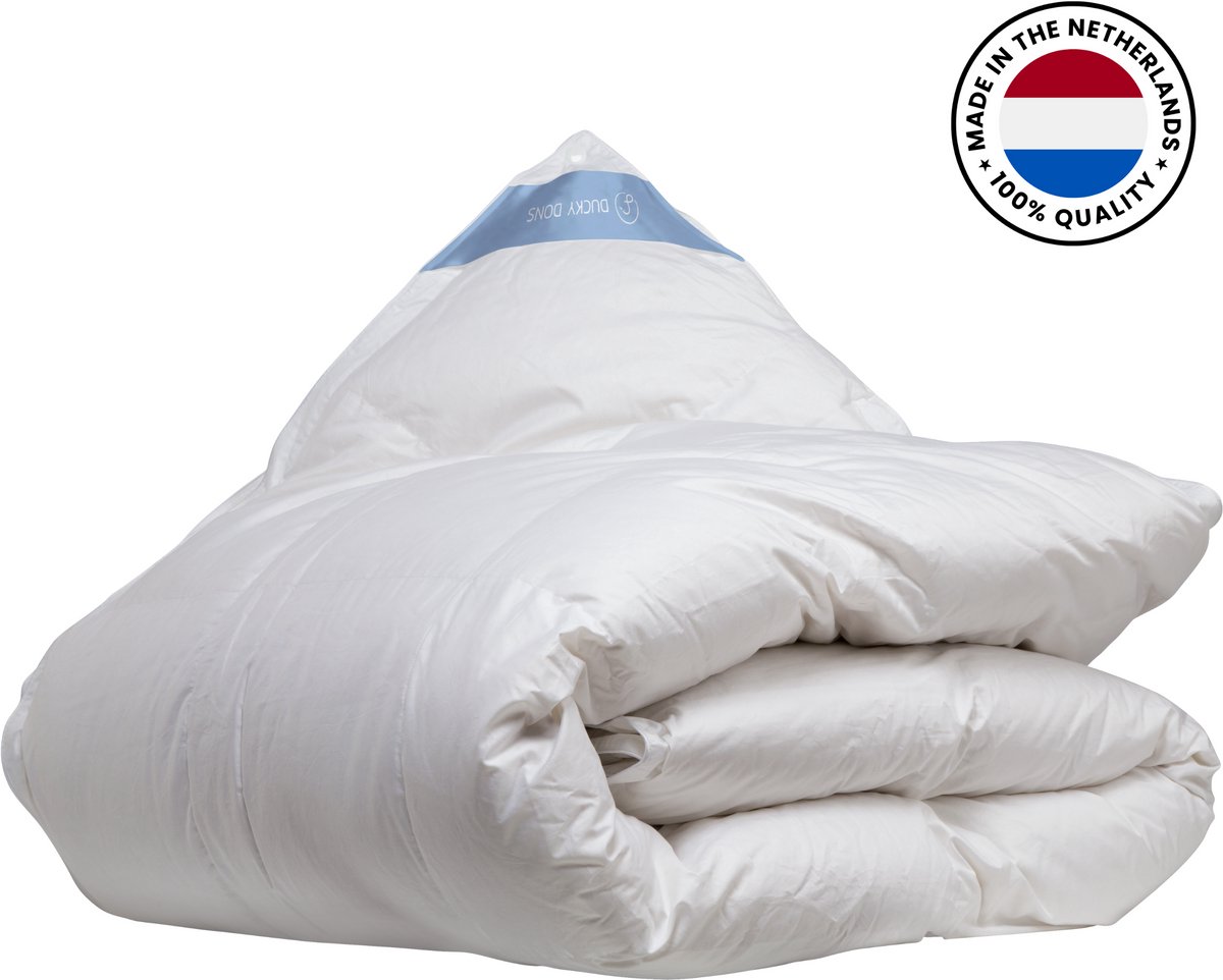 Ducky Dons Noorderlicht Dekbed - Donzen Dekbed 240x200 - 4 Seizoenen Dekbed - 90% Eendendons - Zomerdekbed & Winterdekbed