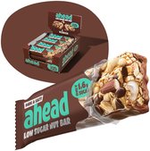 ahead Nut Bars – Notenrepen – Doos 12×35 g – Suikerarm, Vezelrijk, Vegetarisch – 1,6 g Suiker per Reep