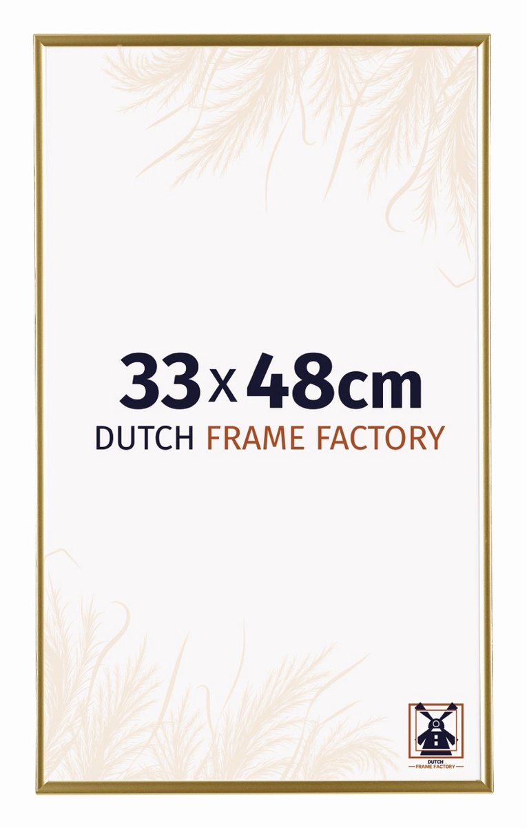 Dutch Frame Factory Fotolijst 33x48 cm - Kunststof - Goud - Easy