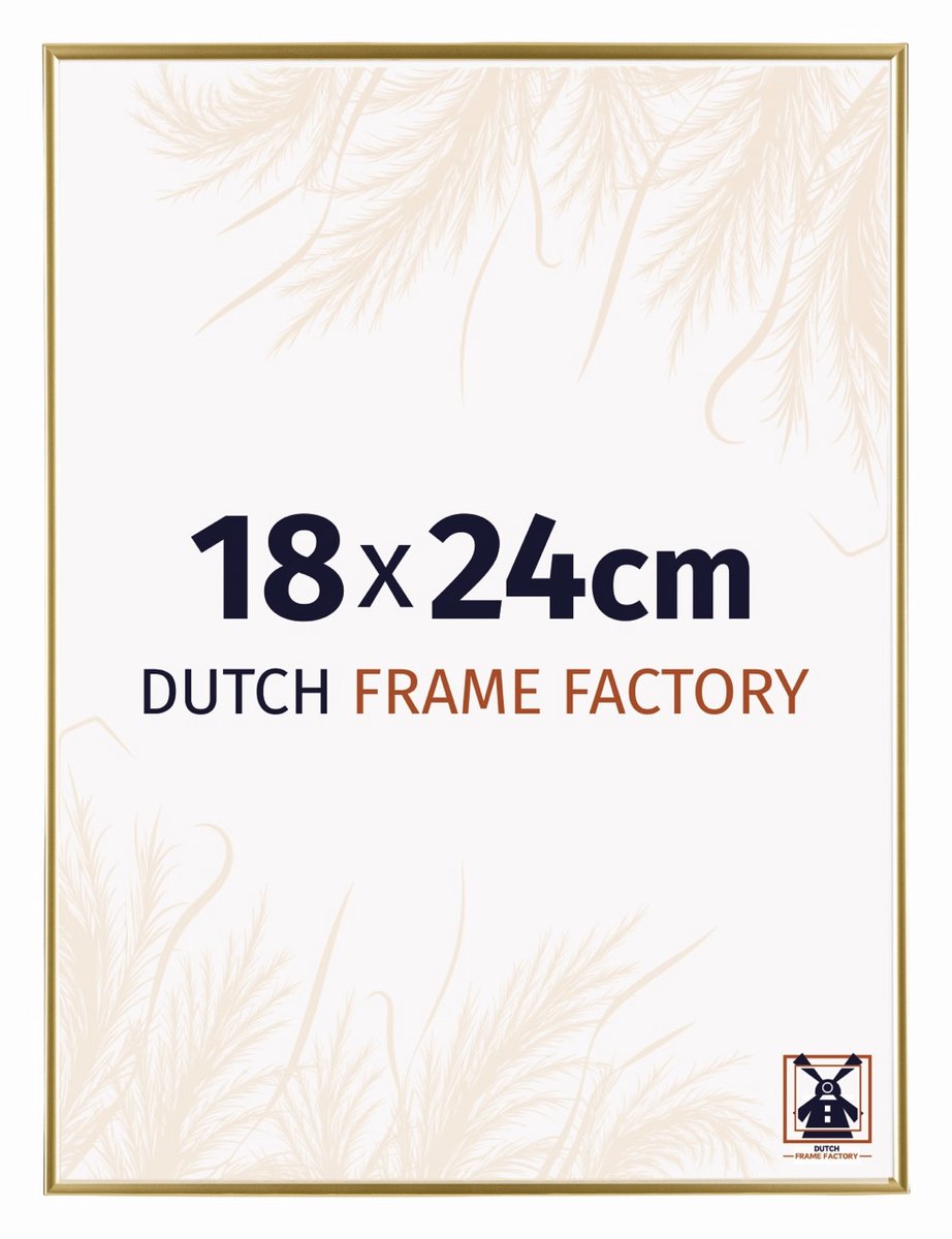 Dutch Frame Factory Fotolijst 18x24 cm - Kunststof - Goud - Easy