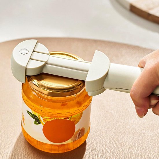 Potopener Dekselopener Roestvrijstalen flesopener Ergonomisch handvat Hoge sterkte Geen
