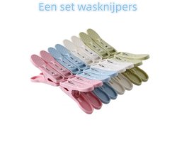 1 set - Wasknijpers - Geschikt voor thuis- en studentenhuizen - Kleding, handdoeken, sokken, ondergoed, enz. vastzetten zonder te markeren wasknijpers - 20 stuks - Diverse kleuren