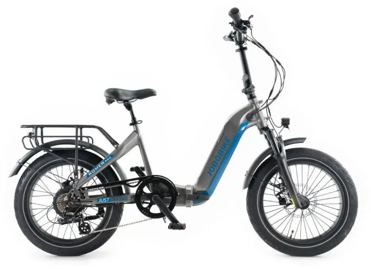 Vélo électrique Pliable JOBOBIKE Romer PRO – 250W, 48V, 25km/h, Autonomie 65km