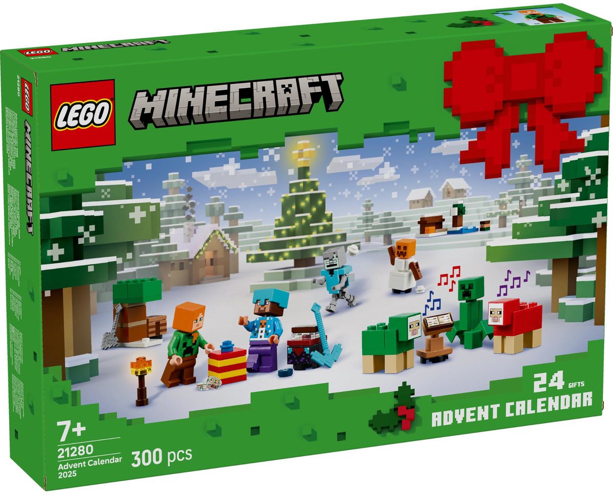 LEGO® Minecraft® Adventskalender 2025, Gamingcadeau - 21280