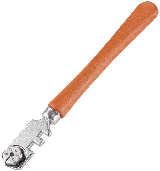 Glassnijder HM met houten heft Silberschnitt