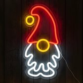 HEM LED Neon Gnoom – Kerstverlichting Wandlamp – Geel/Rood/Wit – Binnen – Neon Kerstverlichting – Inclusief Opbergzak