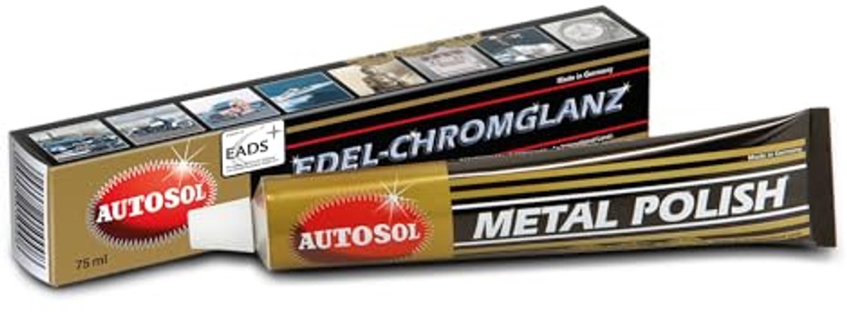 Edel-Chrome Gloss 75 ml - Hoogwaardige Verzorging voor Metalen Oppervlakken