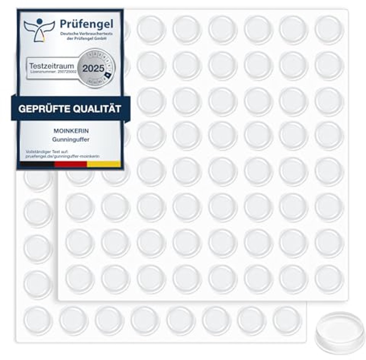 Transparante Zelfklevende Rubber Bumpers - 128 Stuks voor Meubelbescherming