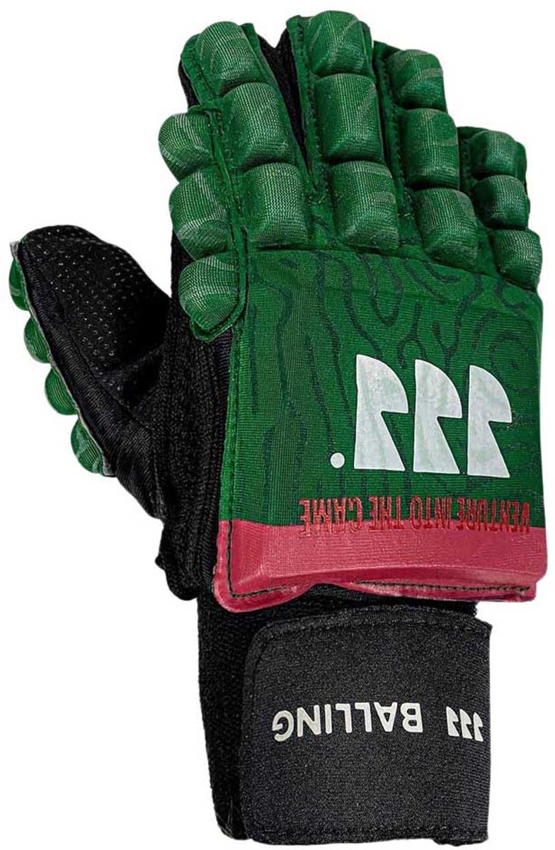 Balling Indoor Unit Linker Handschoen Voor Zaalhockey Groen S Man,Vrouw