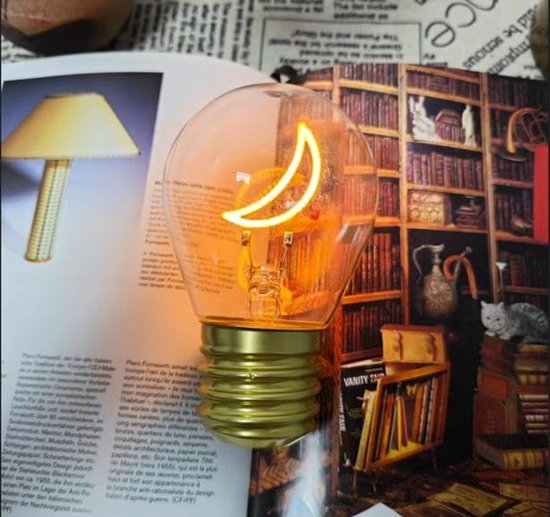 Draadloze LED Edison Lamp - USB Oplaadbare Batterij Gloeilamp voor Slaapkamer van Merkloos — afbeelding 4