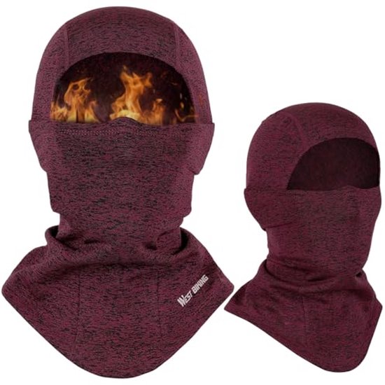 Winddicht Bivakmuts voor Heren en Dames - Thermo-Fleece Balaclava voor Skiën, Fietsen en Motorrijden