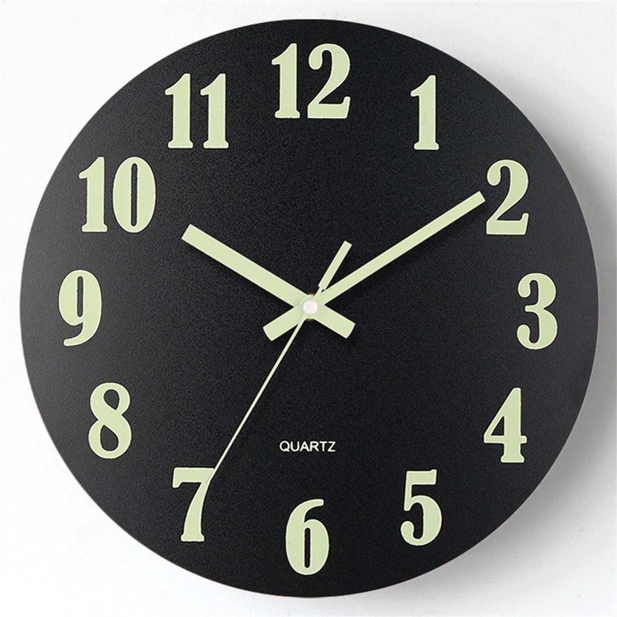 Daity 1 stuk - Wandklok - 12 inch lichtgevende wandklok - stille wandklok die niet tikt - op batterijen (niet inbegrepen) - nachtlampje voor wandklok - geschikt voor slaapkamer - woonkamer - keuken - kantoordecoratie