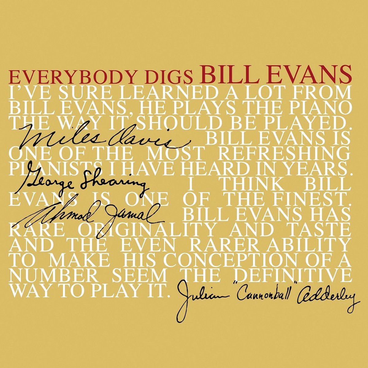 Bill Evans Trio - Everybody Digs Bill Evans (LP) (Coloured Vinyl)