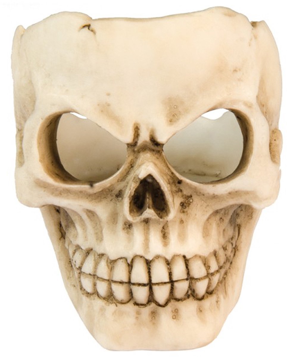 CHAKS - Lachende schedel kaarsenhouder 6 cm