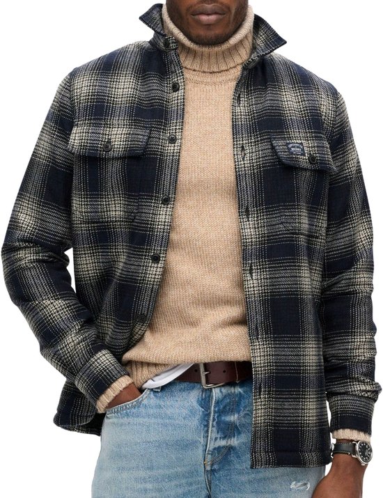 Pull Homme Superdry WOOL MILLER SURCHEMISE - Taille M