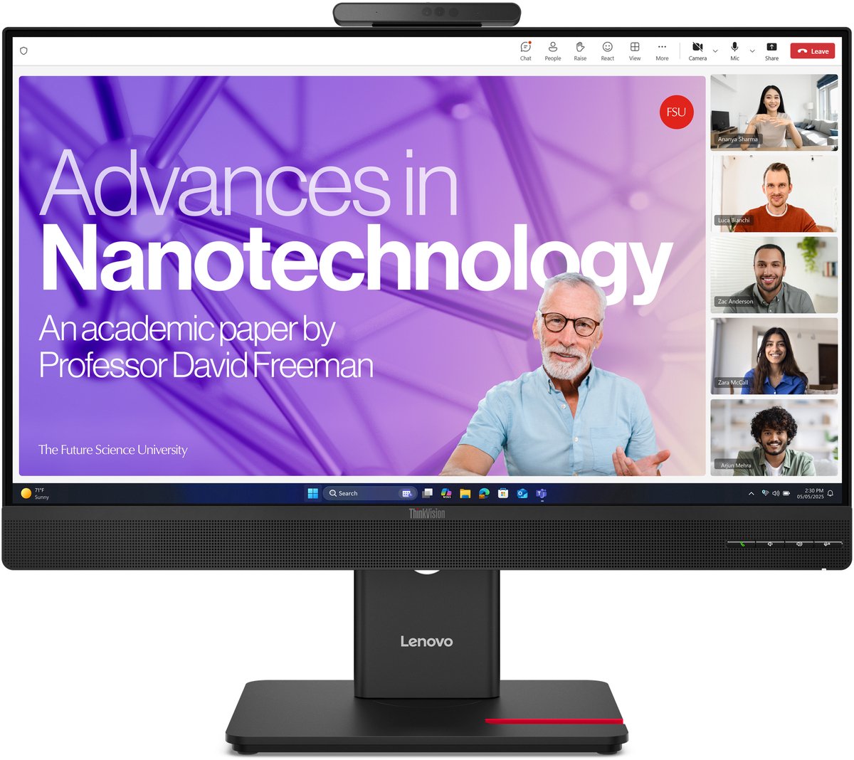 Lenovo ThinkVision T27QD-4v Monitor