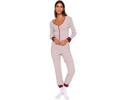 Trendyol Groen Gestreepte Manchet En Gedetailleerde T-Shirt-Jogger Gebreide Pyjamaset Thmaw24Pt00141.