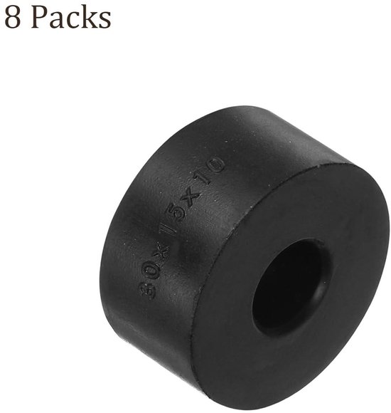 sourcing map 40 stuks rubberen voetjes anti-vibratie isolator