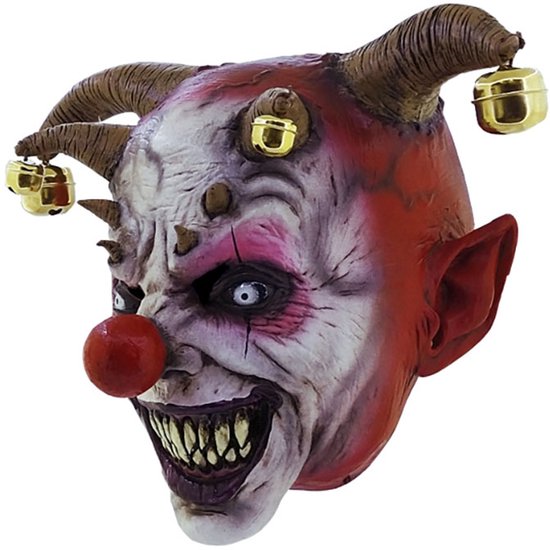 Masque De Clown En Latex Gris – Effrayant Et Réaliste – Pour Adultes Et Adolescents (+16 Ans) – Carnaval, Halloween, Fêtes Horreur