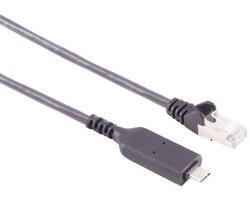 USB-C naar RJ45 LAN kabel | USB3.0 | CAT6 | zwart | 2 meter