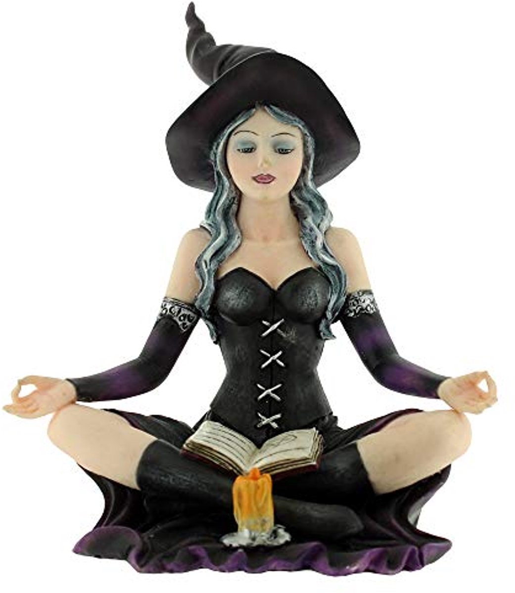 Alternatief Beeldje van 18cm in Zwart voor de Hekserij en Wicca
