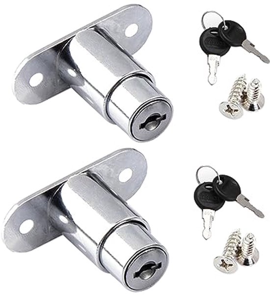 tooloflife Kabinet Lock Set met Sleutel Antieke 2 Types Vintage Stijl Brons Kast Lock Sieraden Make-up Case Meubels Deur Lade