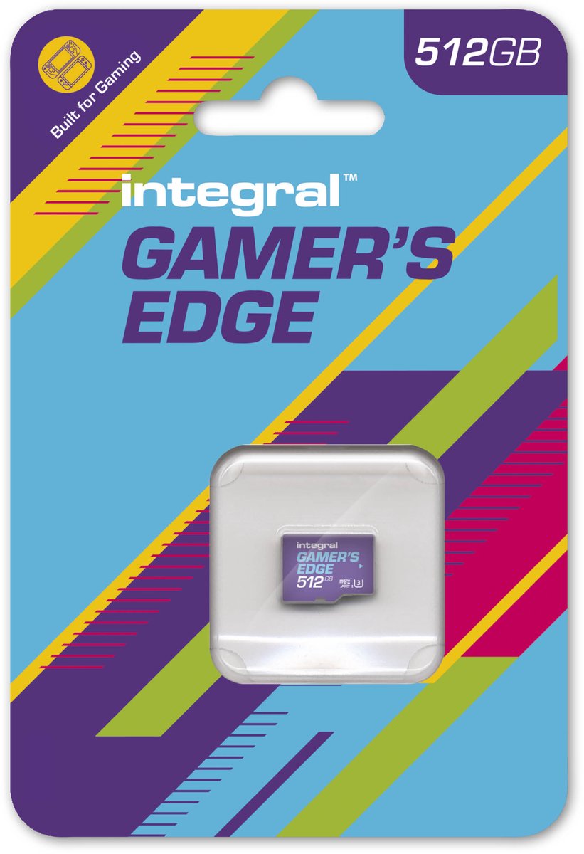 Integral Gamer's Edge microSDXC Card 512GB V30 - class 10 - for Nintendo Switch