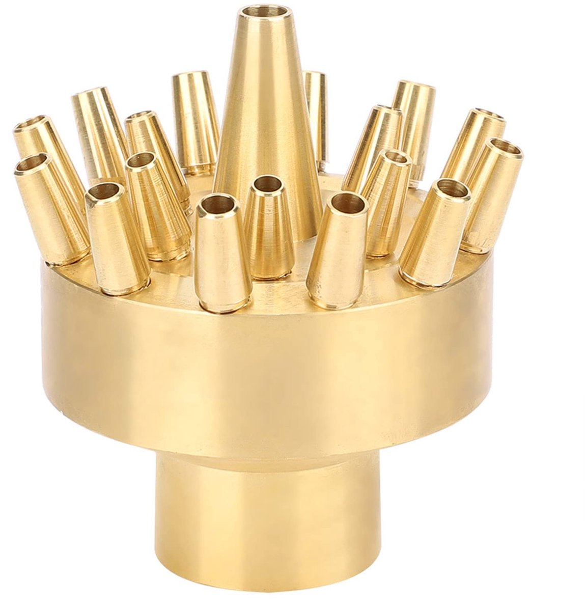 Brass Fountain Spray Head, Water Fountain Sprayer Sprayer Head for Garden Internal Thread 1in