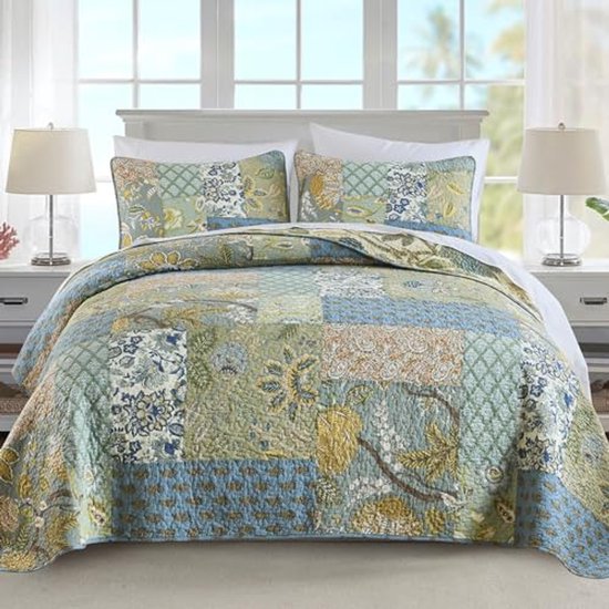 Home Soft Things Serenta Damast 4-delige sprei set, koning, wierook Home Soft Things Serenta Damast 4-delige sprei set, koning, wierook