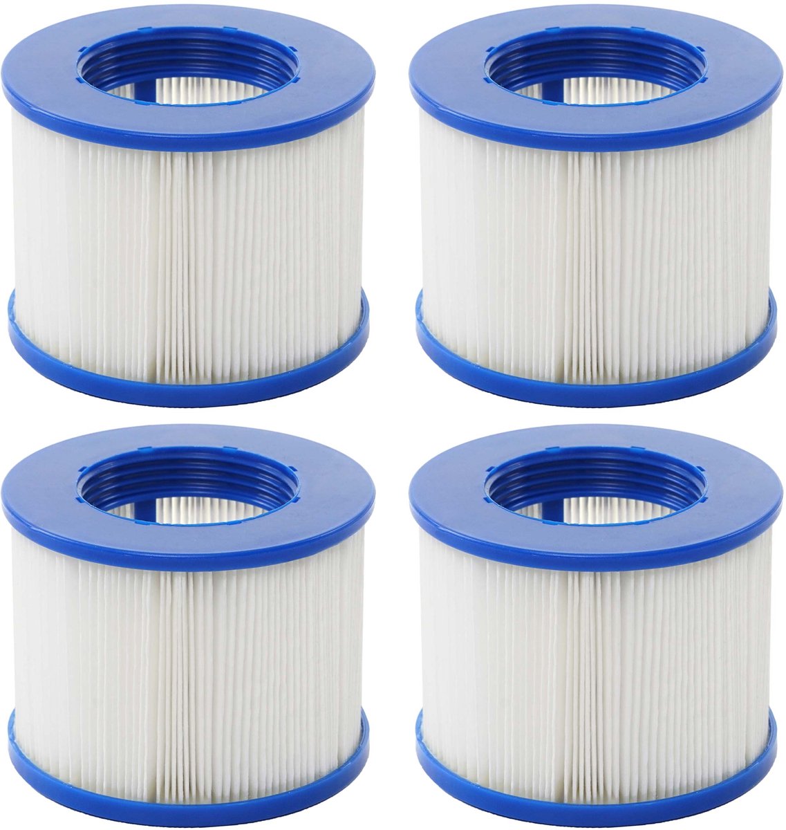 Waterfilter voor Whirlpool MCW-E32, vervangingsfilterpatroon lamellenfilter, accessoires ~ 4 stuks