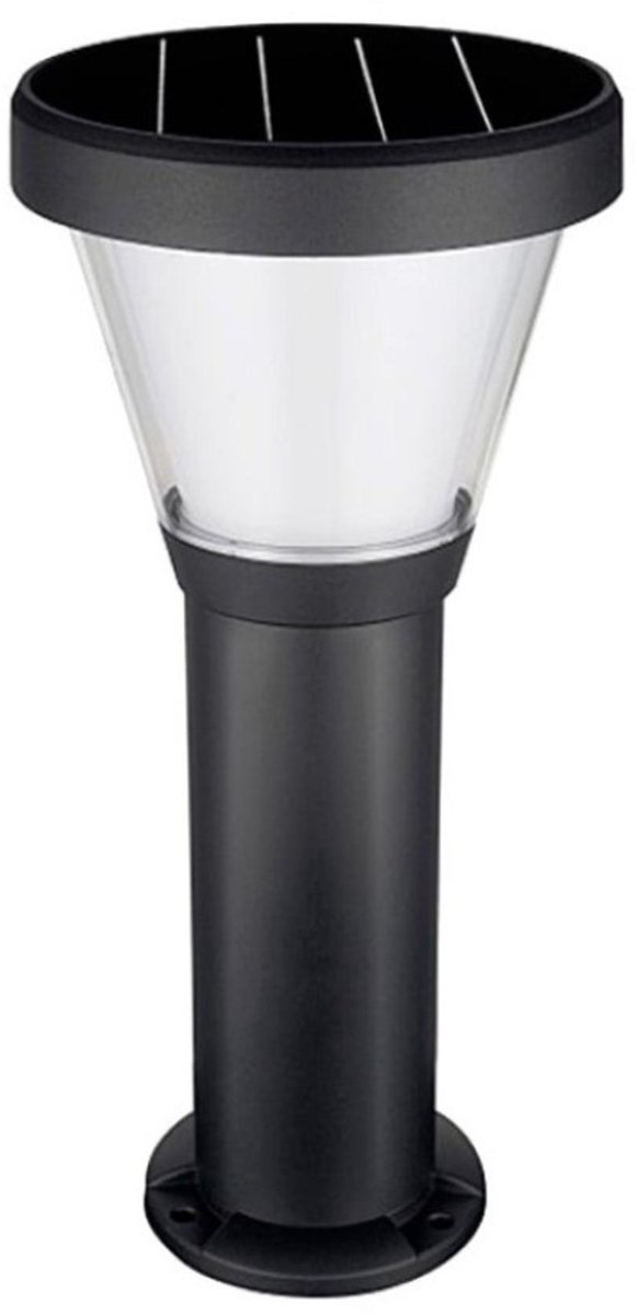 Iplux® - Oslo - Solar Tuinverlichting - Warm wit - Staande lamp 68cm