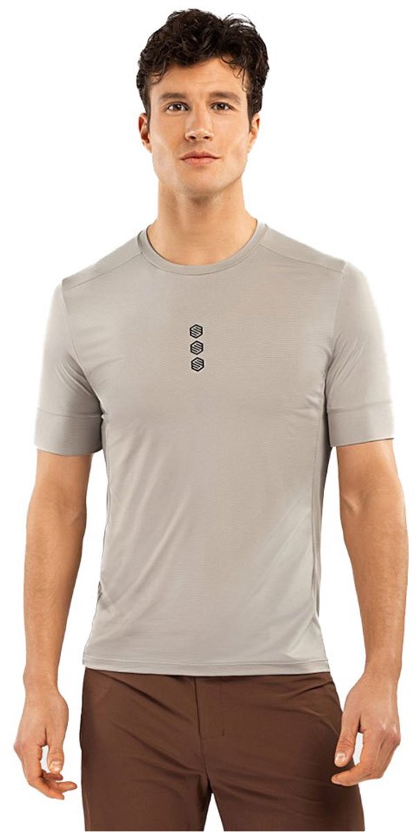 Siroko Cedar Gravel T-shirt Met Korte Mouwen Man Beige