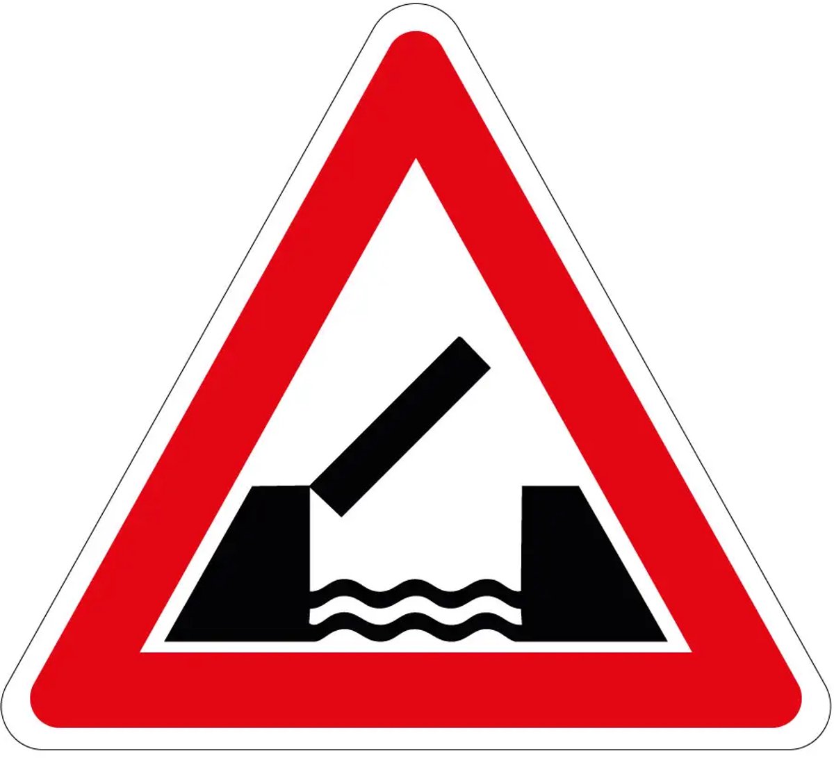 Beweegbare brug sticker - J15 | 20 cm