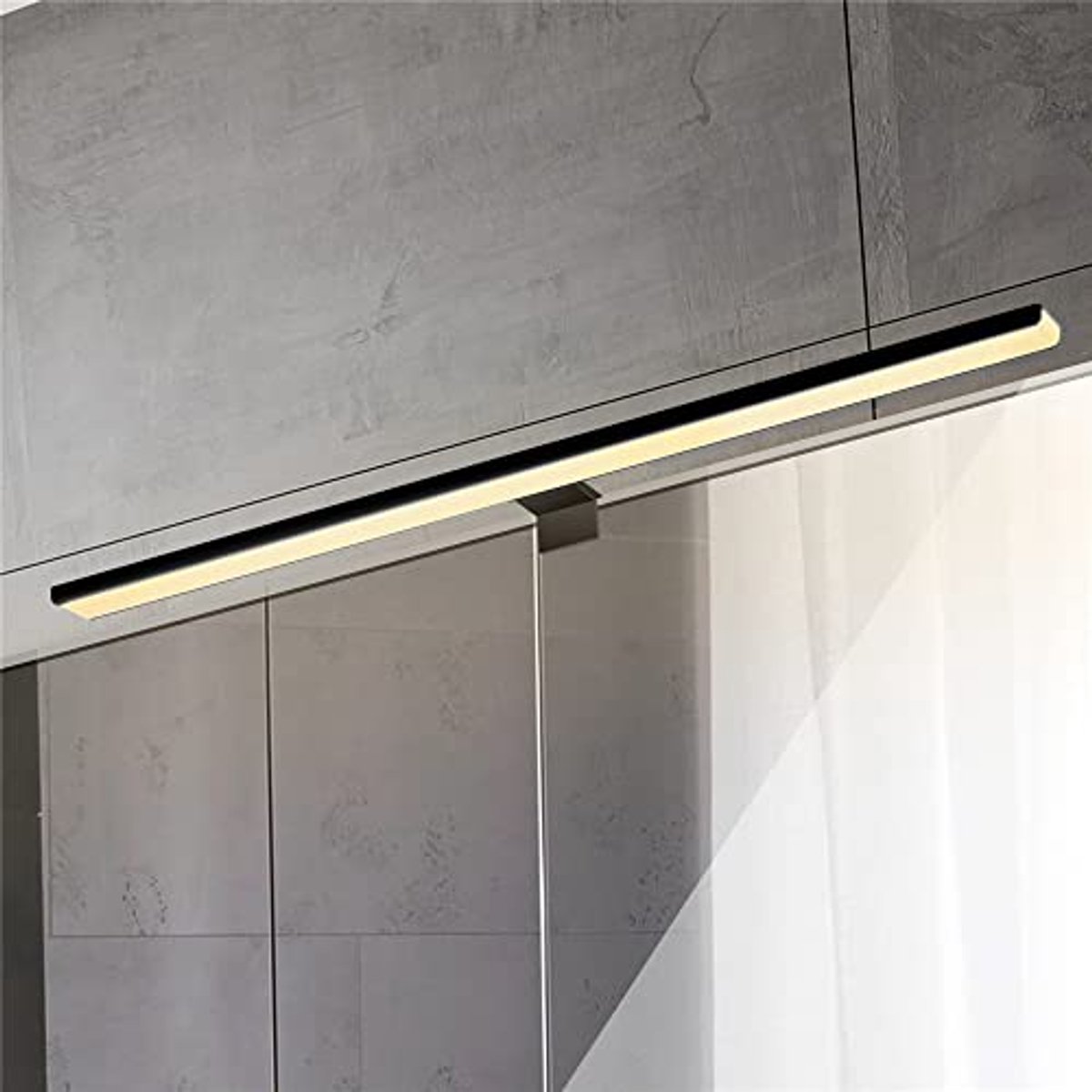 2 in 1 LED Spiegellamp voor Badkamer - 60 cm Warmwit IP44 Wandlamp en Klemverlichting