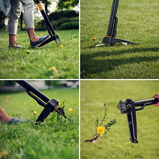Tuinscheerset 4-delig met onkruidplug, combi-hark, bloemenlepel en snoeischaar van Merkloos	 — afbeelding 2