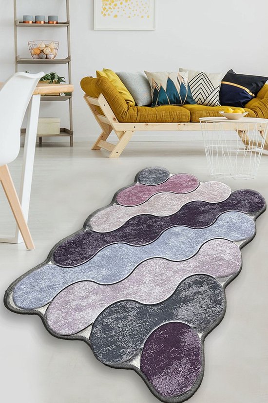 Asir - Badmat - 70 x 120 cm - Paars