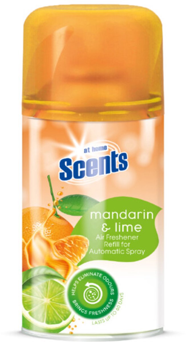 At Home Automatische Spray Navulling Mandarijn en Limoen - 3 x 250 ml - Voordeelverpakking