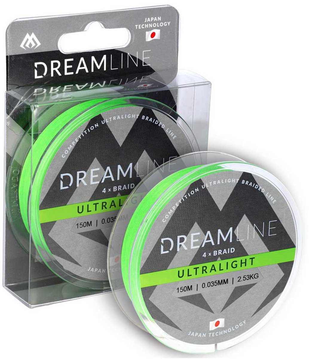 Mikado Dreamline Ultralight Gevlochten Vislijn 150 M Groen 0.047 mm
