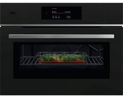 AEG TK8NK721T - Series 8000 - Inbouwoven met magnetron - 44 l - 3000 W - Zwart
