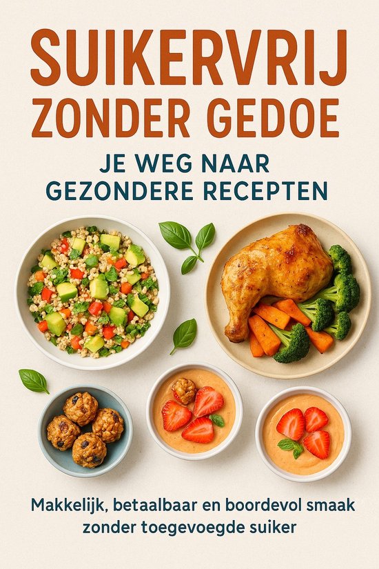 Suikervrij Zonder Gedoe: Je Weg Naar Gezondere Recepten - cover