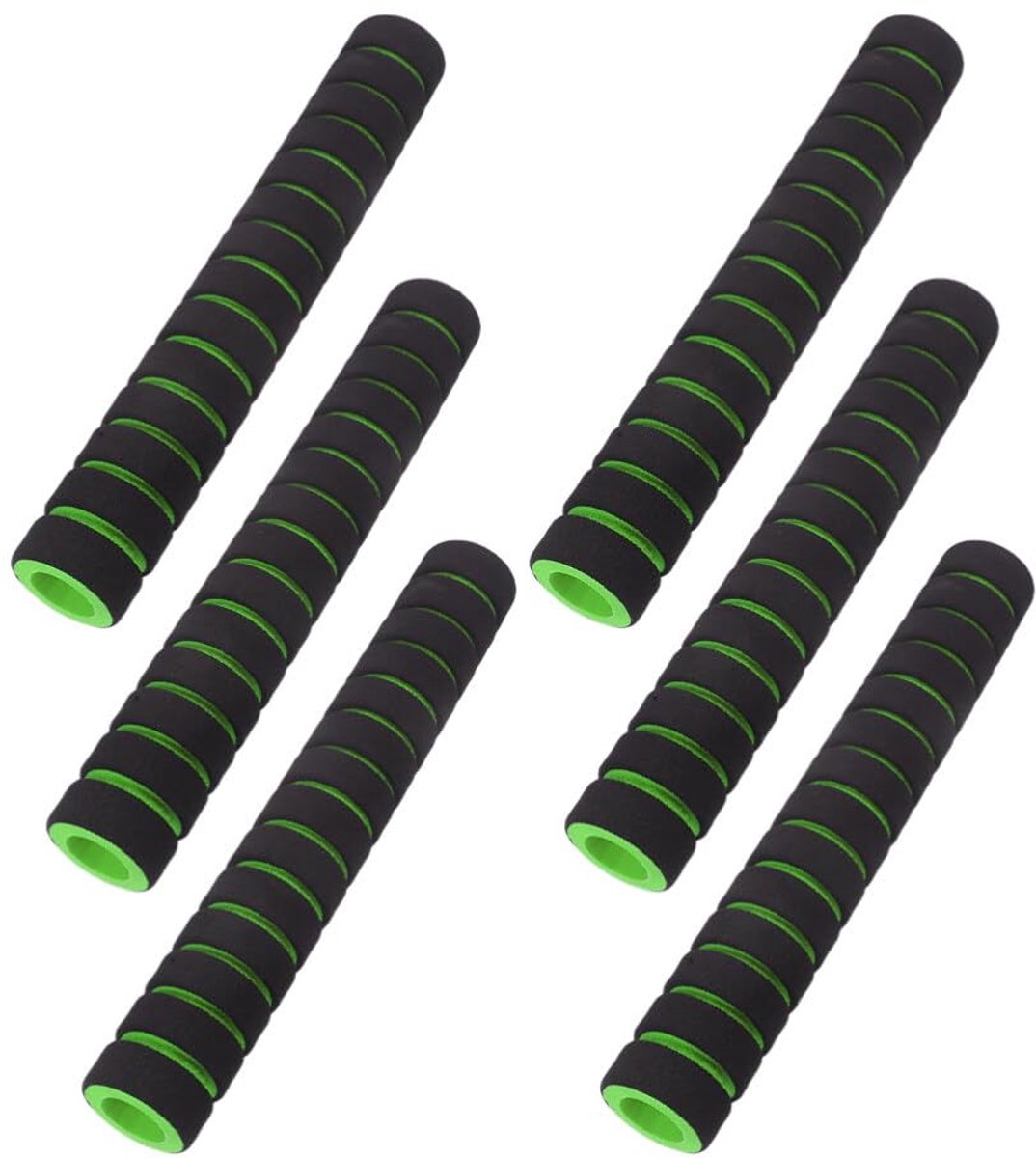 Supvox Kayak Paddle Handles, Non-Slip Silicone Handles, Kayak Paddle Shaft Cover Punch for Kayak Paddle, 3 Pairs