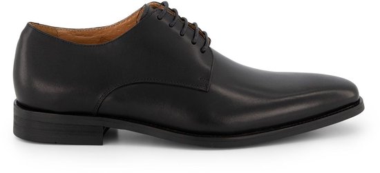 Hommes - Chaussures homme - Chaussures à Chaussures à lacets - Chaussures habillées - Cuir - Zwart - Pointure 43